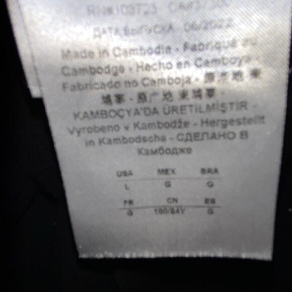 Armani Exchange Black Sweatpants With Gold Embroidered Logo SZ LARGE - Picture 14 of 15